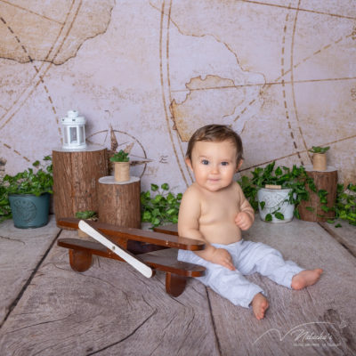 Photographe bébé en studio photo au Touquet
