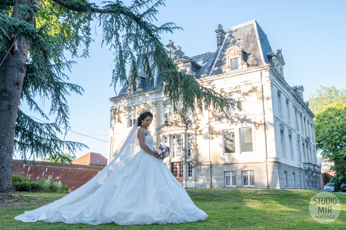 Photographe mariage château d'Hallines dans les hauts de france