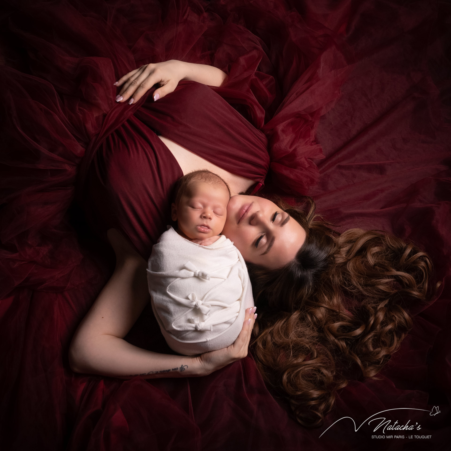 Photographe naissance collection les oyats dans les Hauts de France