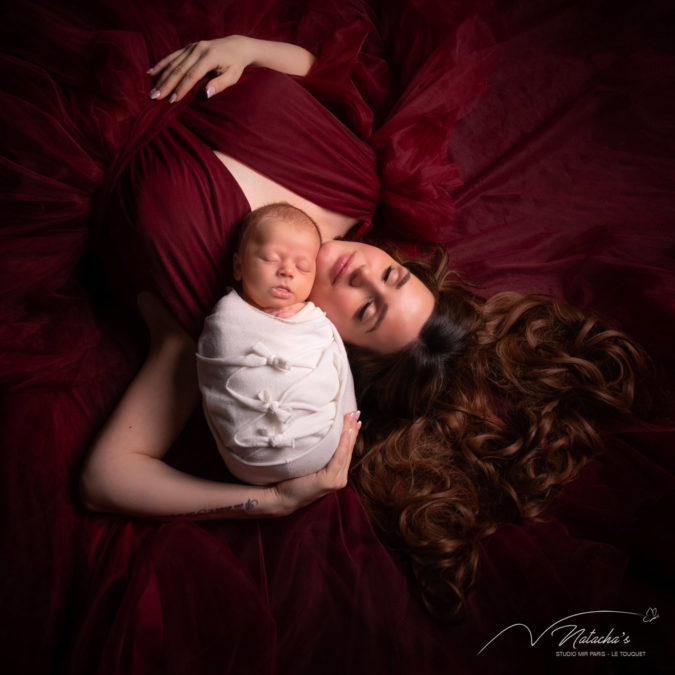 Séance photos naissance en studio photos dans le Pas-de-Calais