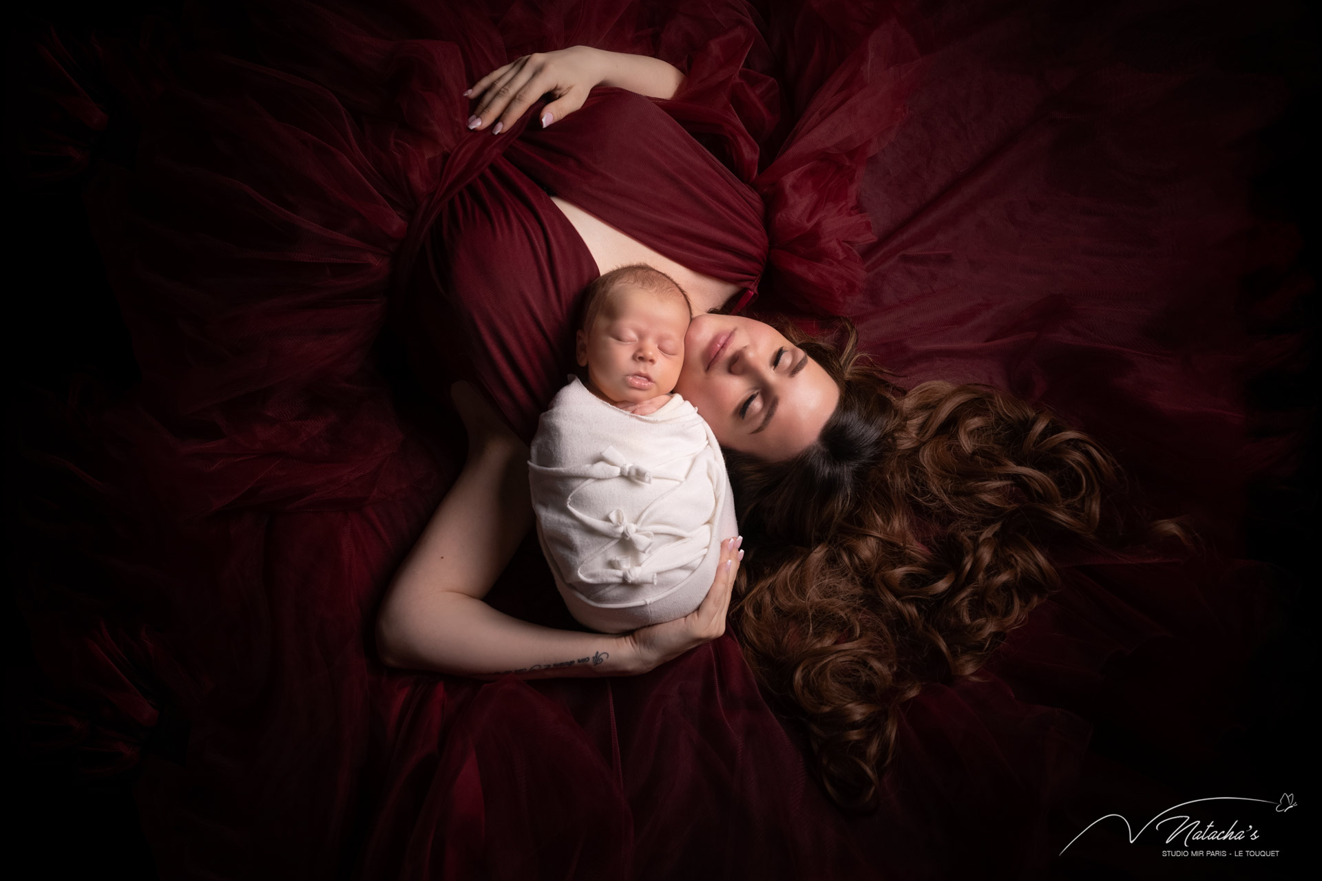 Séance photos naissance en studio photos dans le Pas-de-Calais