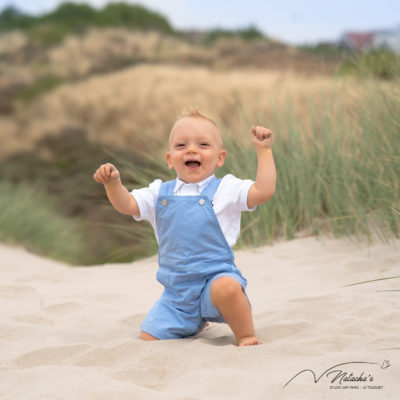 Séance photo bébé sur la plage du Touquet (62)