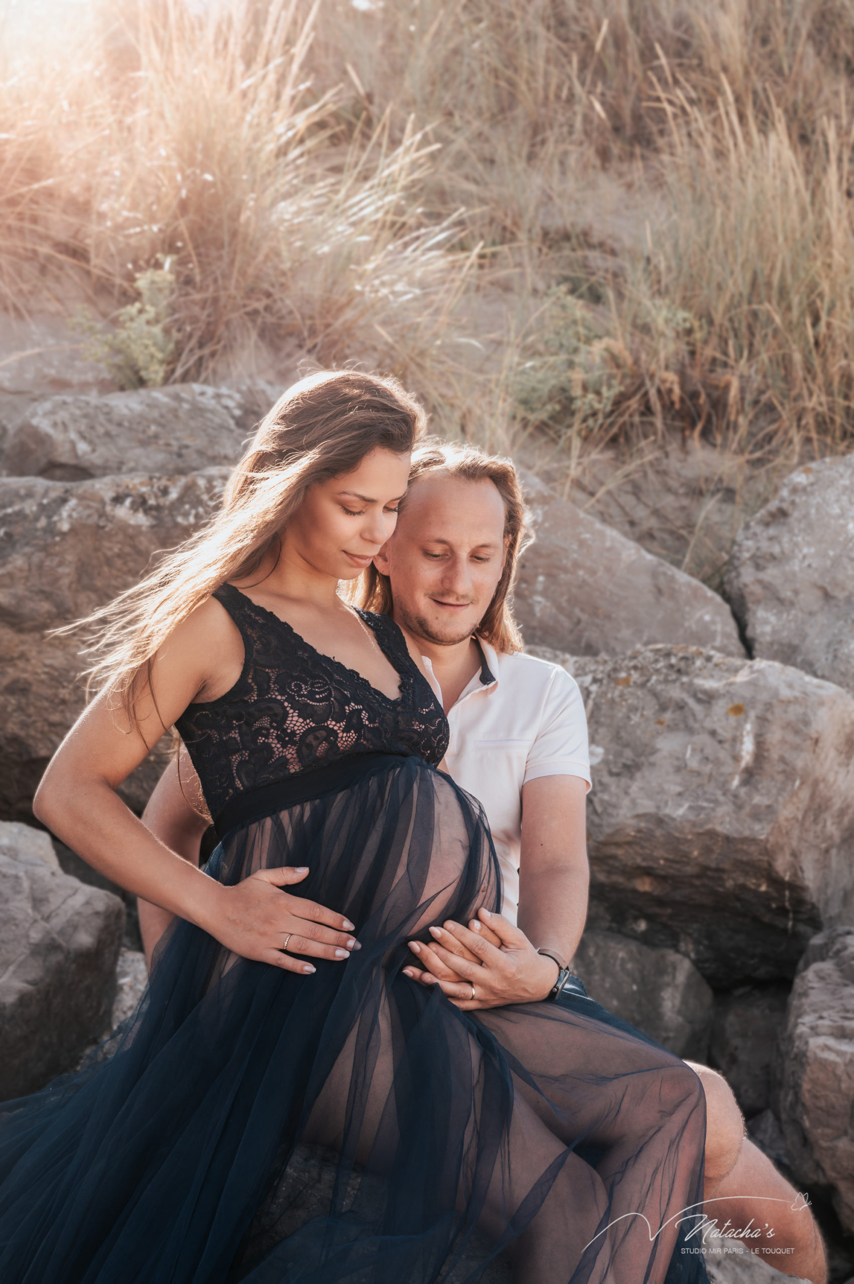 Photographe grossesse sur la plage du Touquet