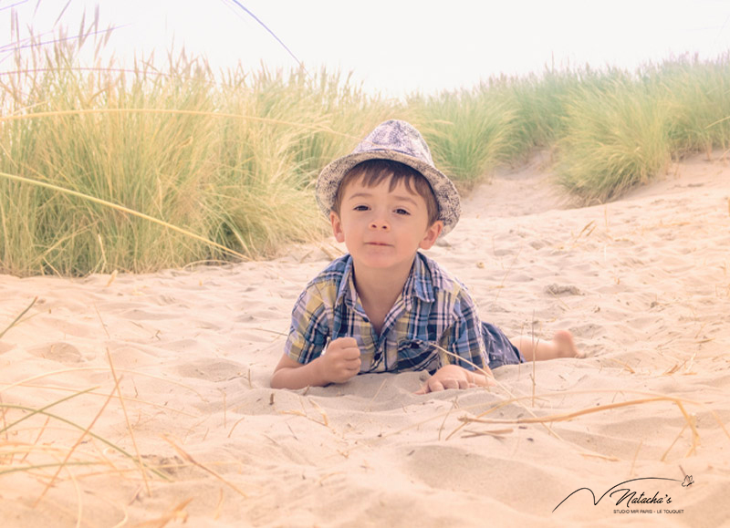 Séance photo enfant sur la plage du Touquet (62)