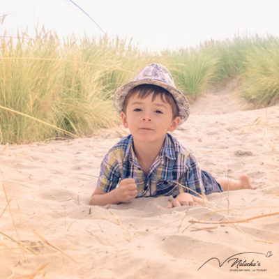 Séance photo enfant sur la plage du Touquet (62)