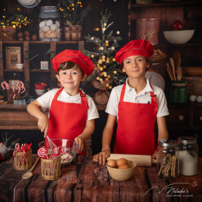 Séance photos Noël en studio au Touquet