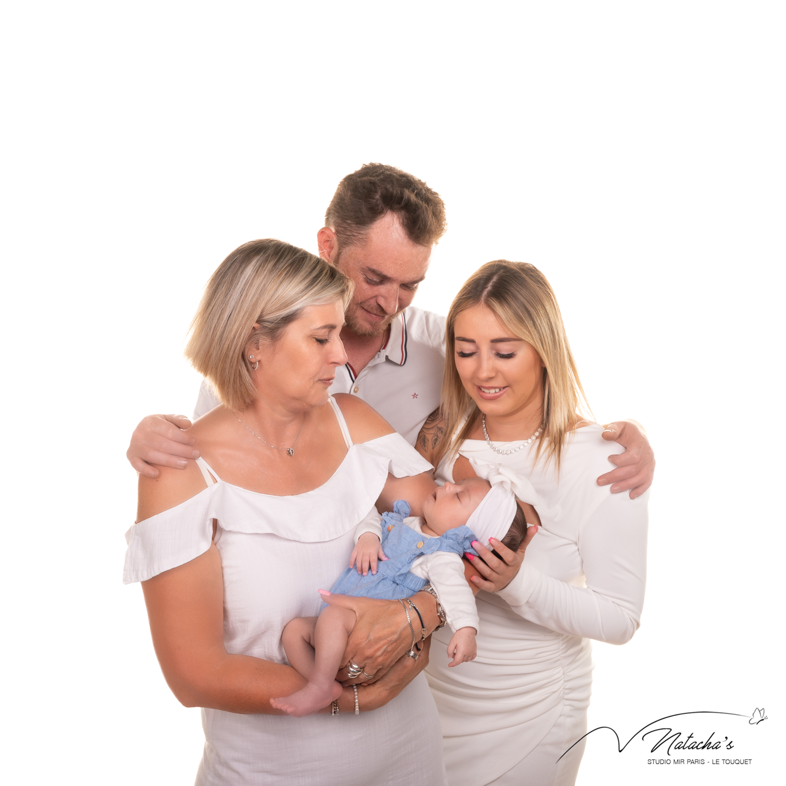 Séance photo naissance en famille au Touquet (62)