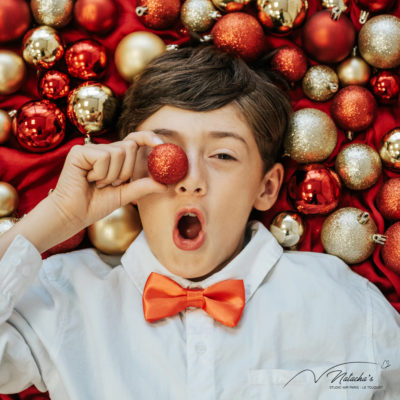 Séance photos Noël en studio au Touquet