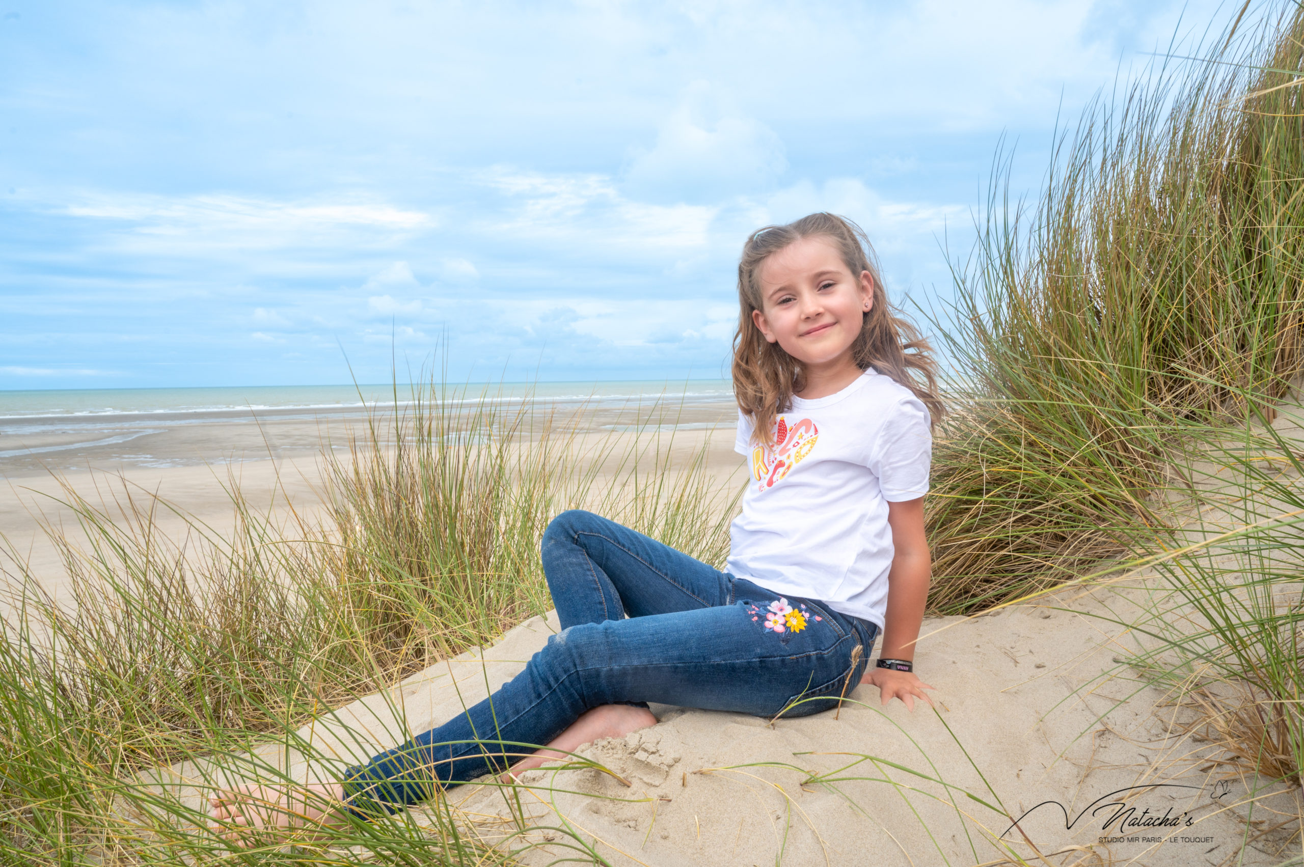 Photographe enfants sur la plage du Touquet Paris Plage