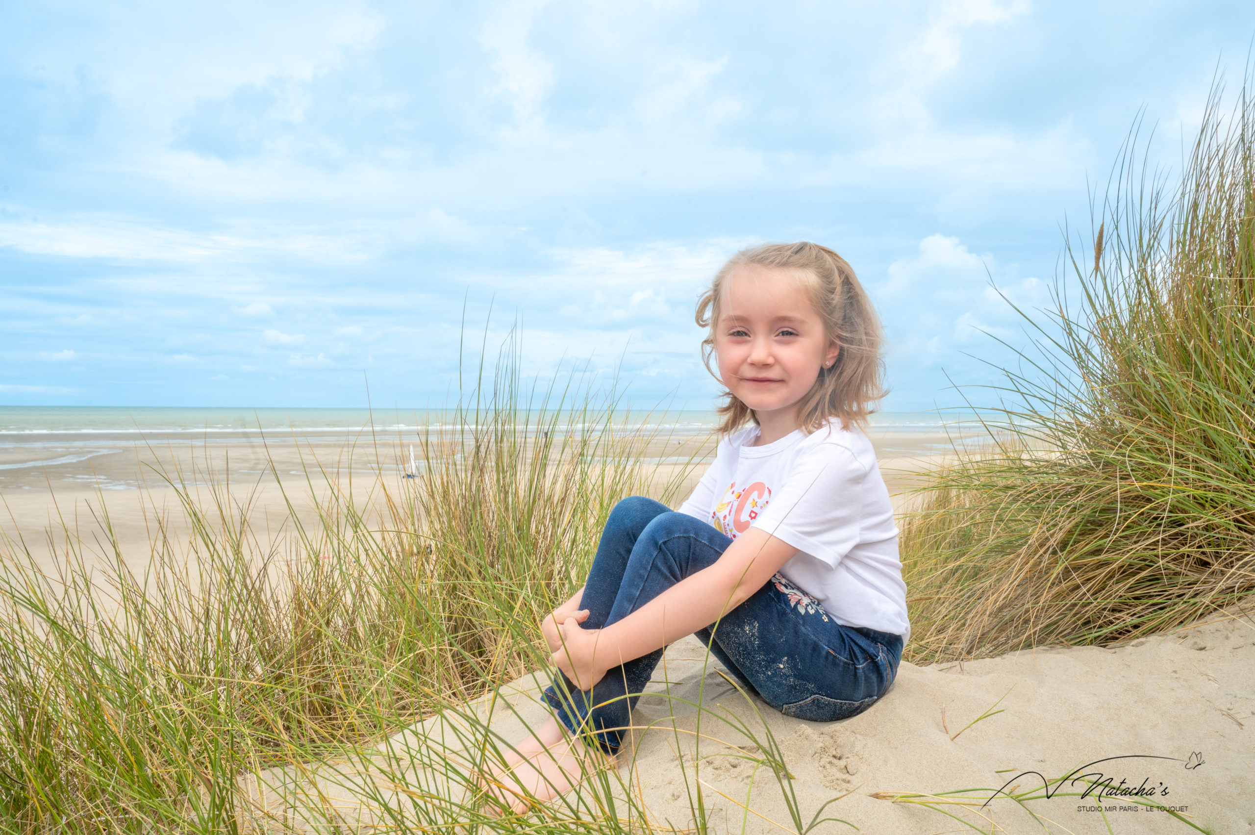 Photographe enfants sur la plage du Touquet