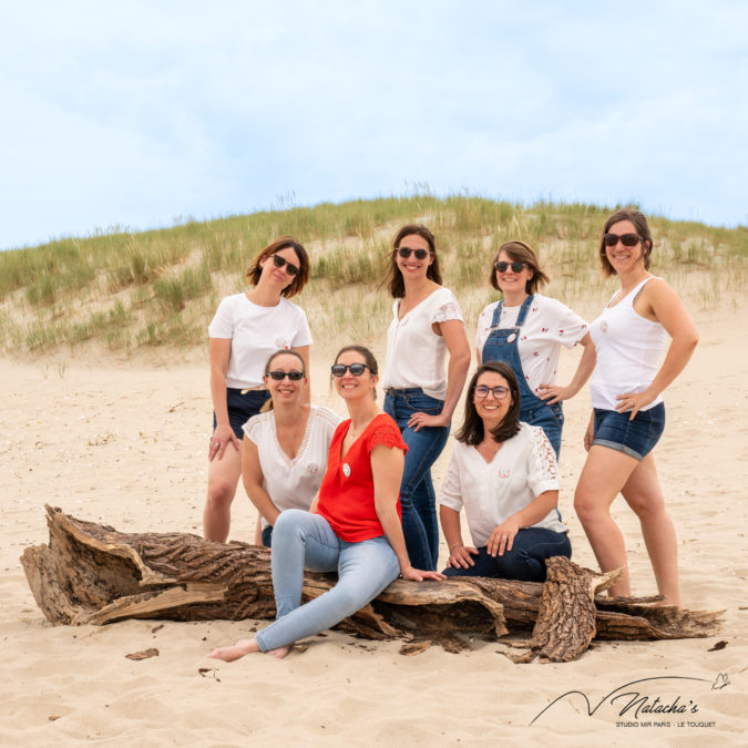 Photographe EVJF dans les dunes du Touquet 