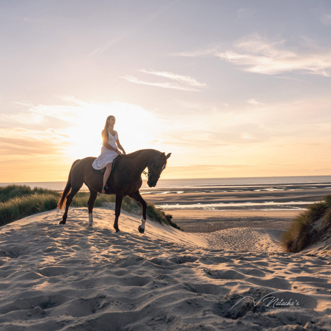 Séance photo cavalière au Touquet-Paris-Plage