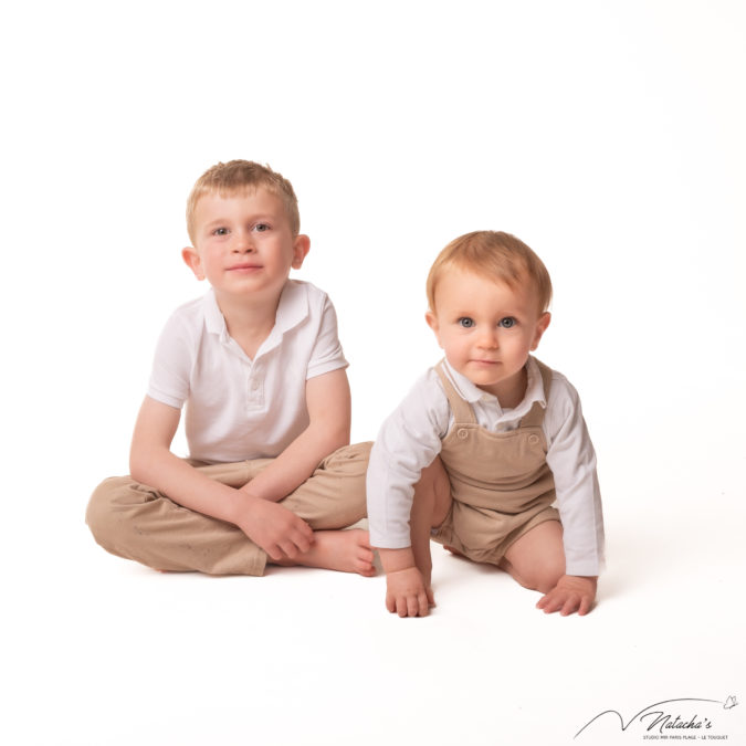 Photographe de famille entre frères au Touquet 