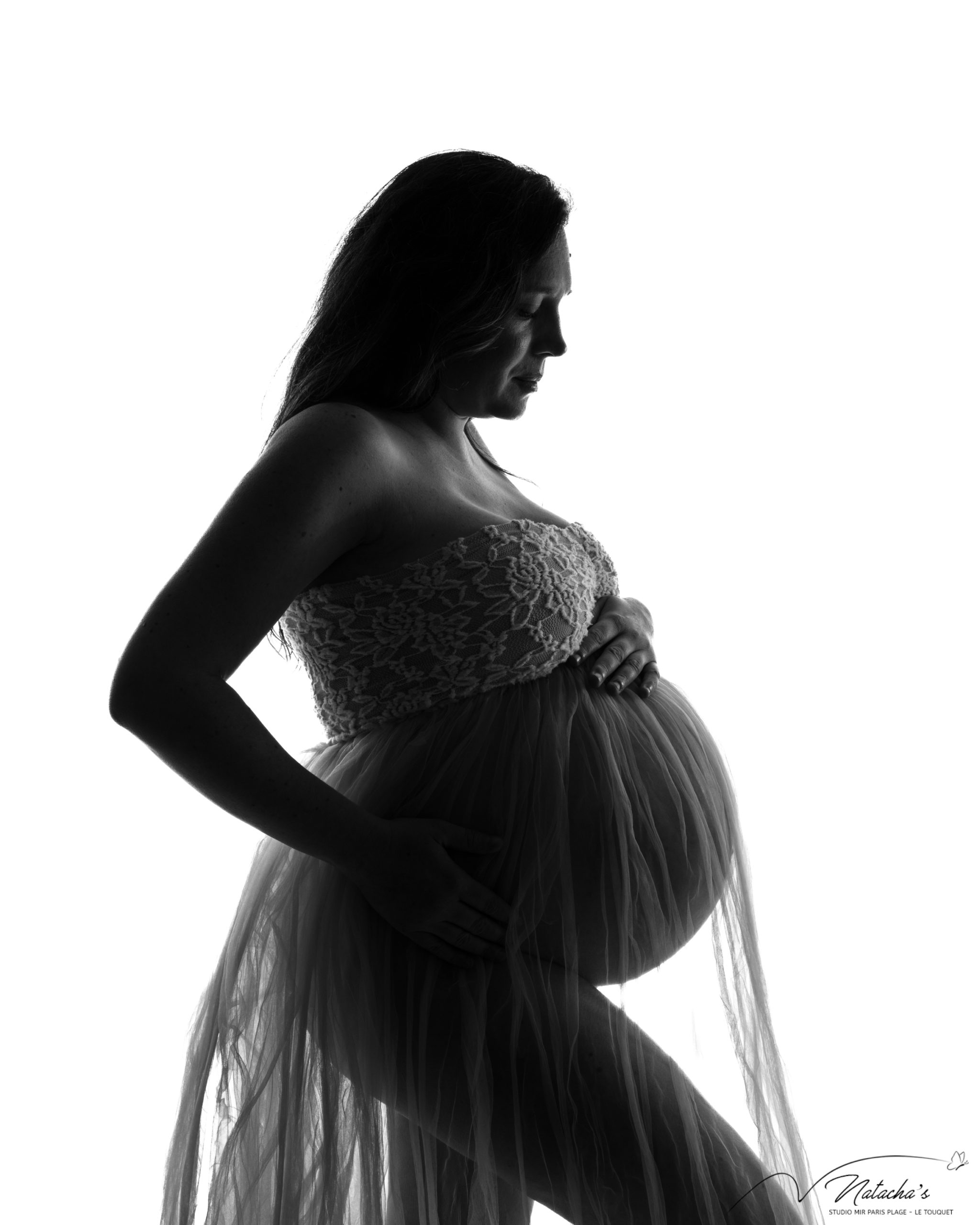 Photographe femme enceinte noir et blanc au Touquet-6 Photographe femme enceinte noir et blanc au Touquet