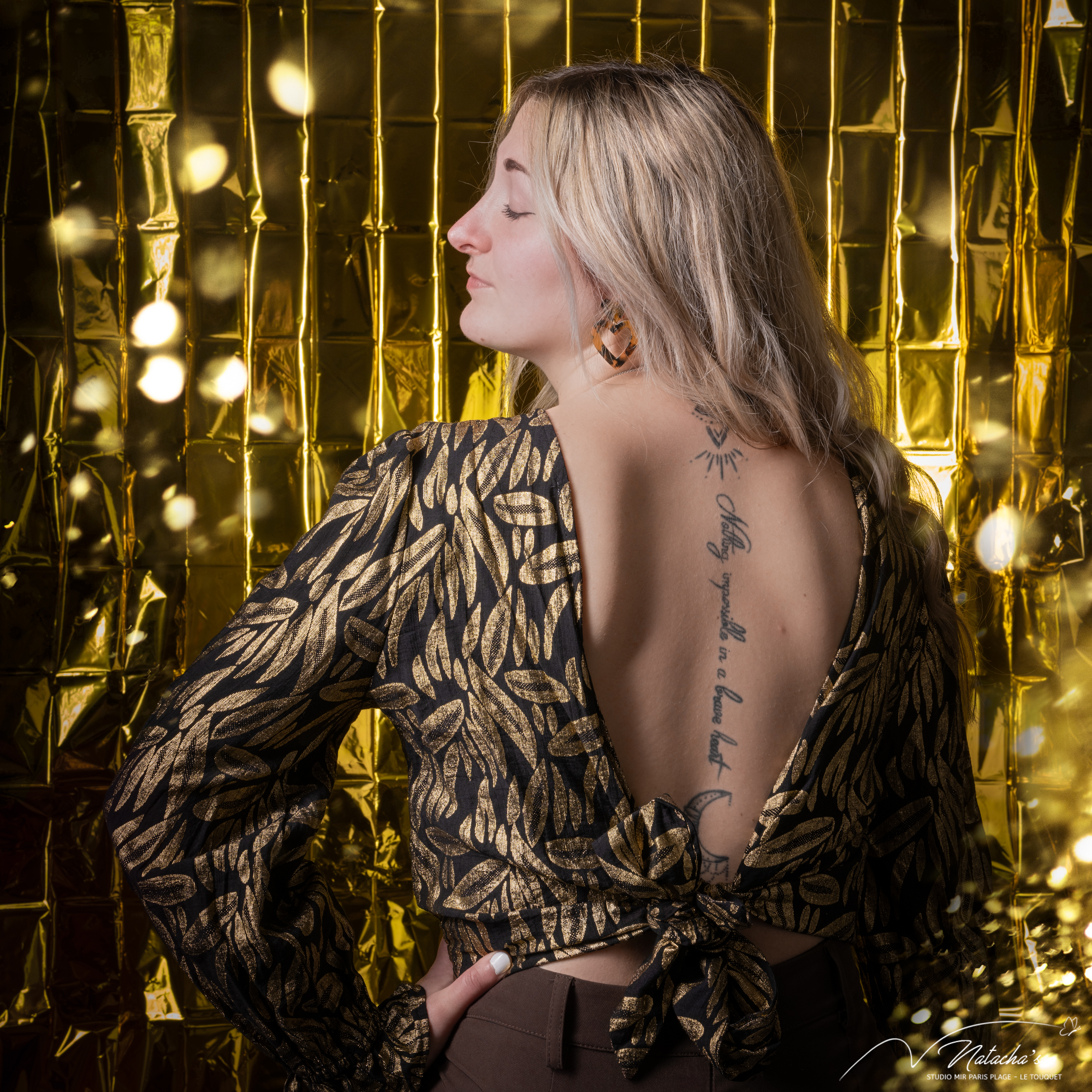 Shooting femme en studio au Touquet