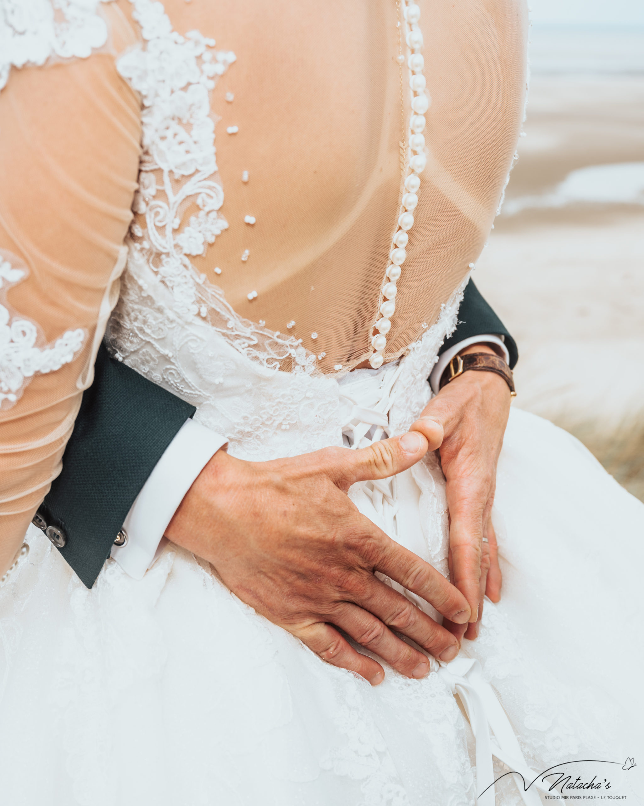 Photographe de mariage sur la plage au Touquet