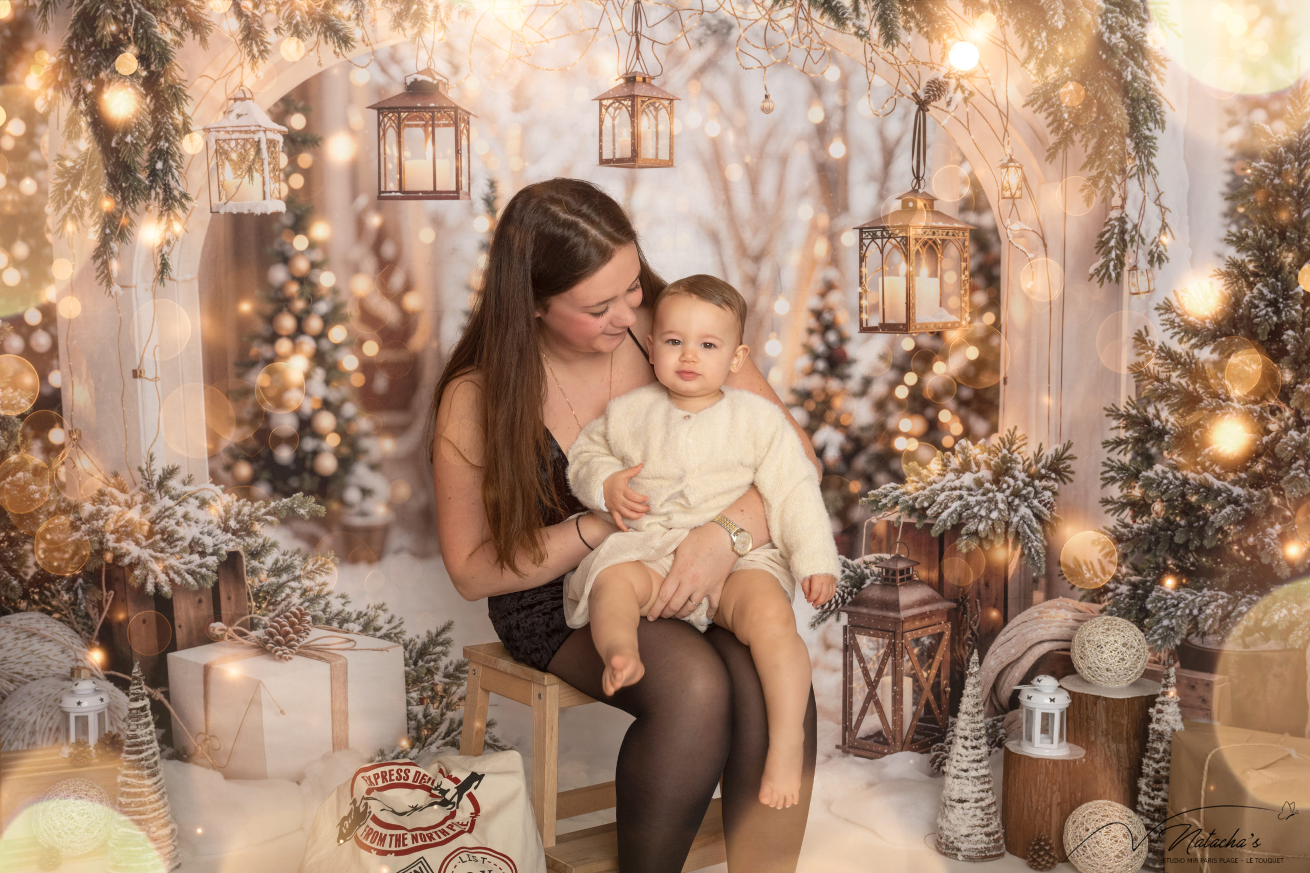 Shooting Noël en studio au Touquet