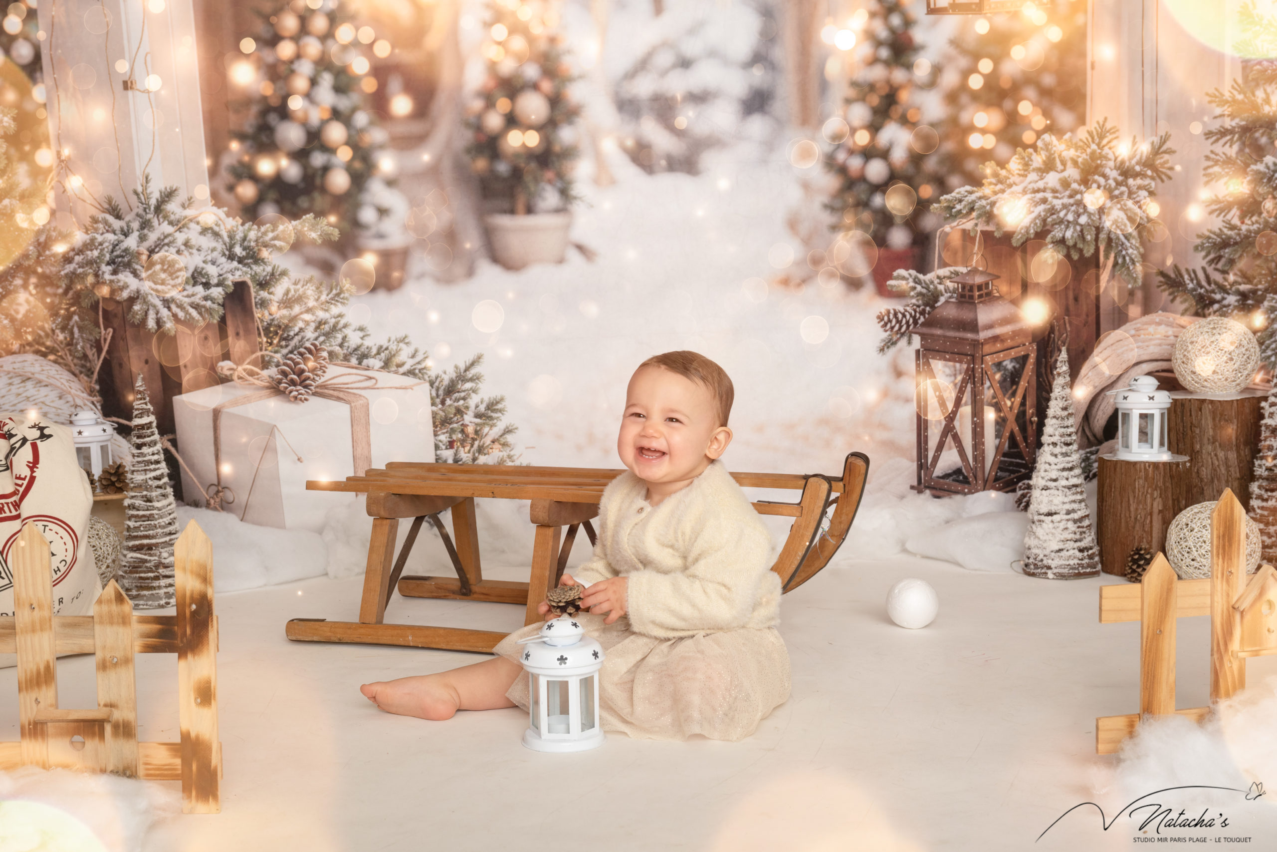 Shooting Noël en studio au Touquet