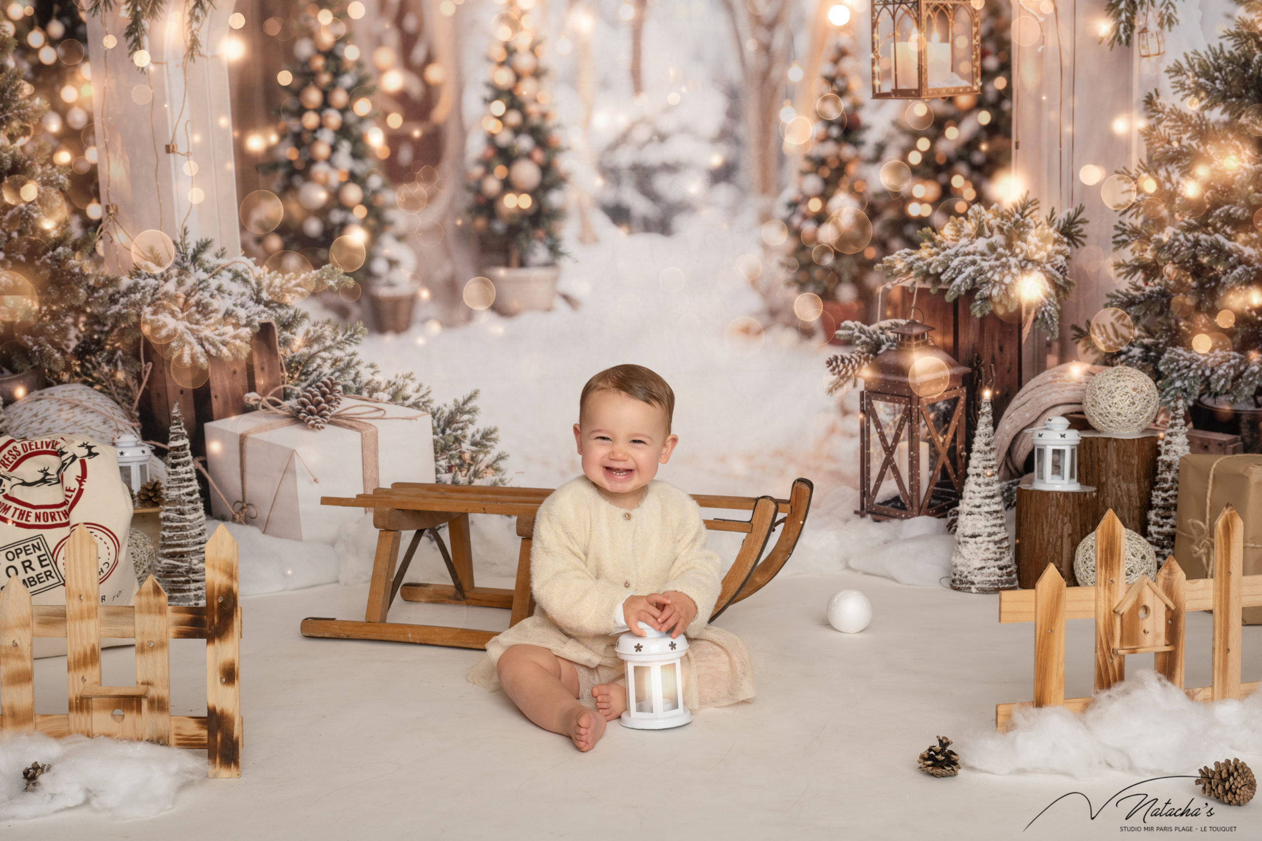 Shooting Noël en studio au Touquet