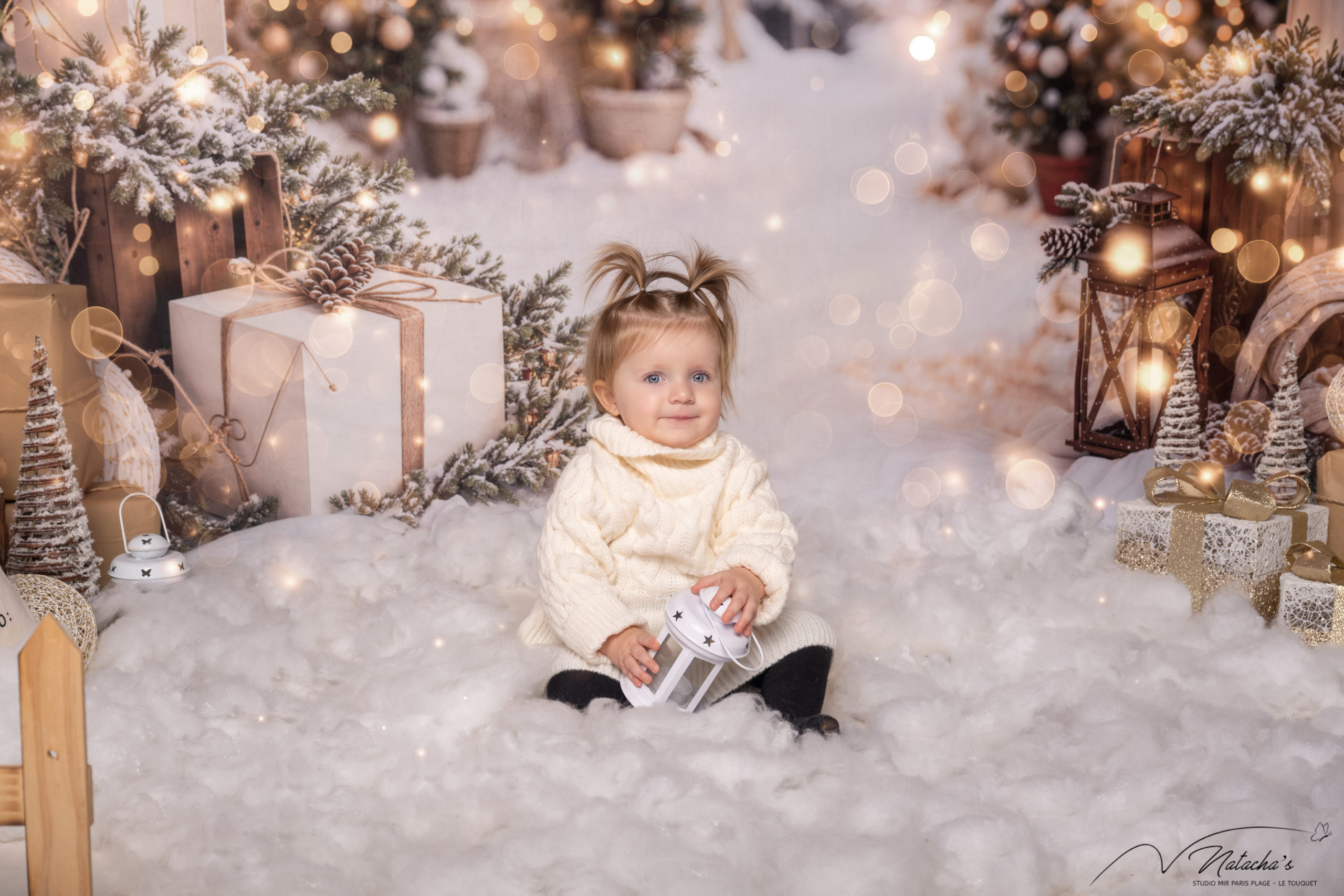 Photographe au Touquet entre sœur pour un shooting Noël