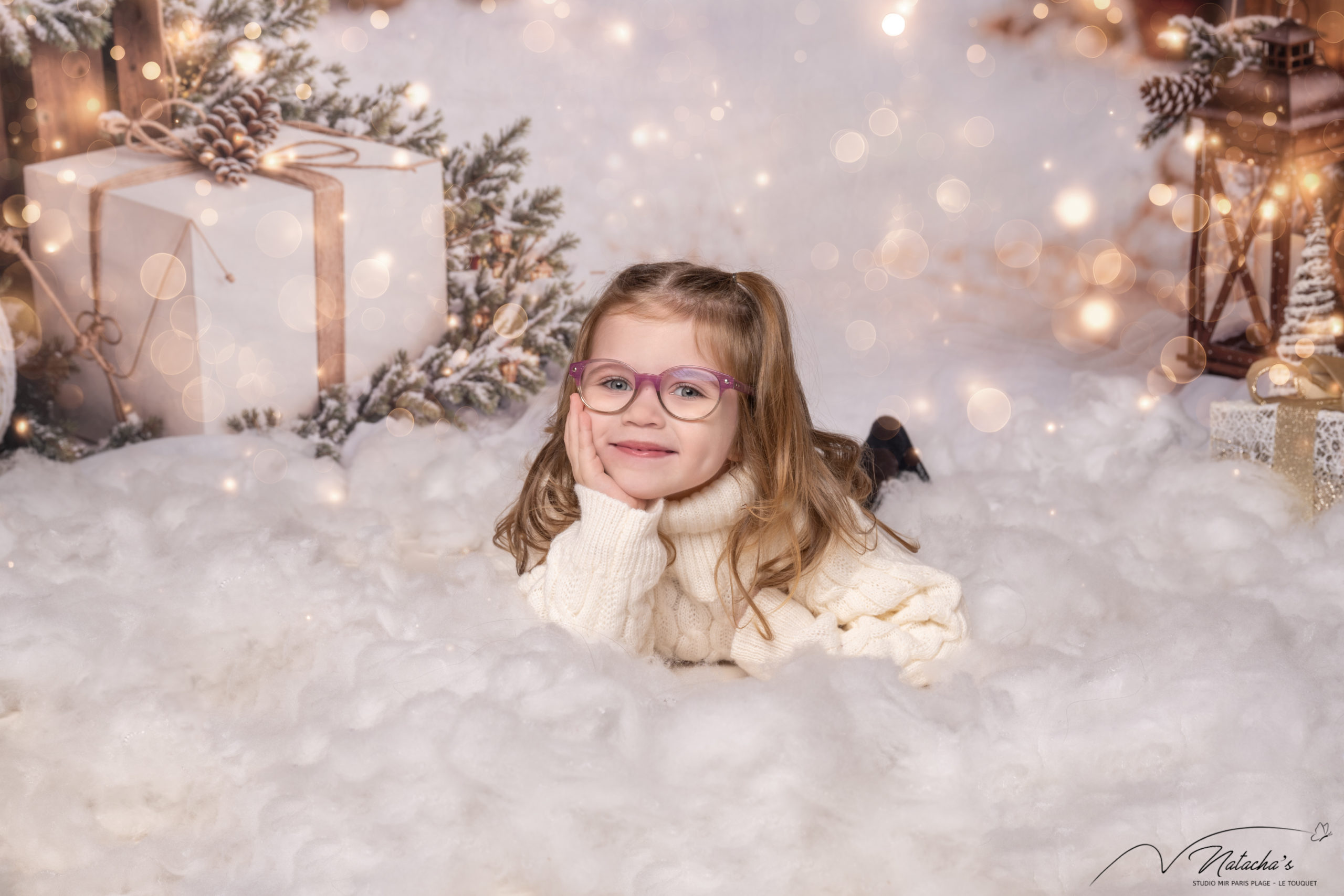 Photographe au Touquet entre sœur pour un shooting Noël