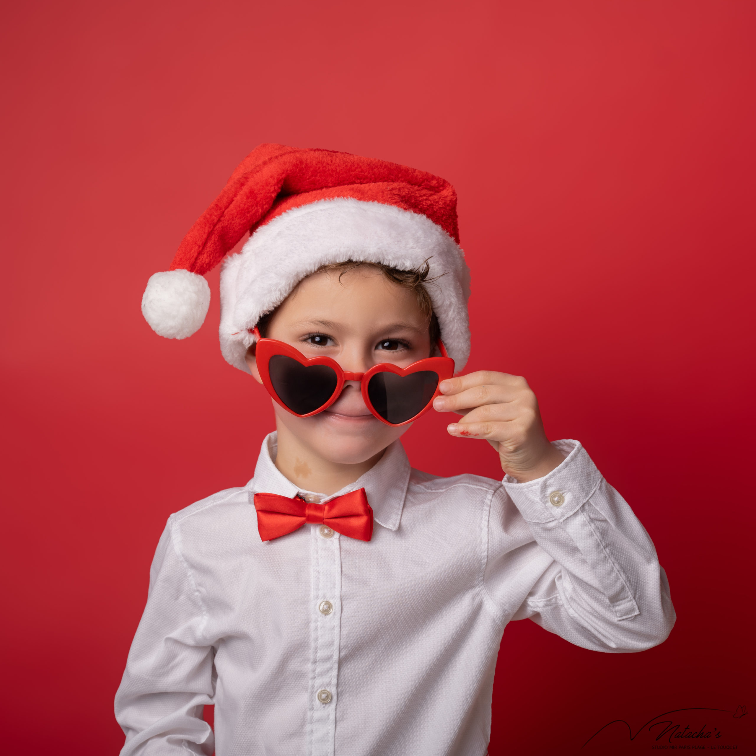 Photographe au Touquet pour un shooting Noël entre frères