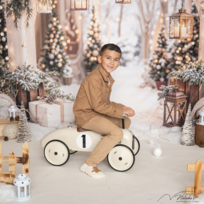 Photos de Noël en studio au Touquet