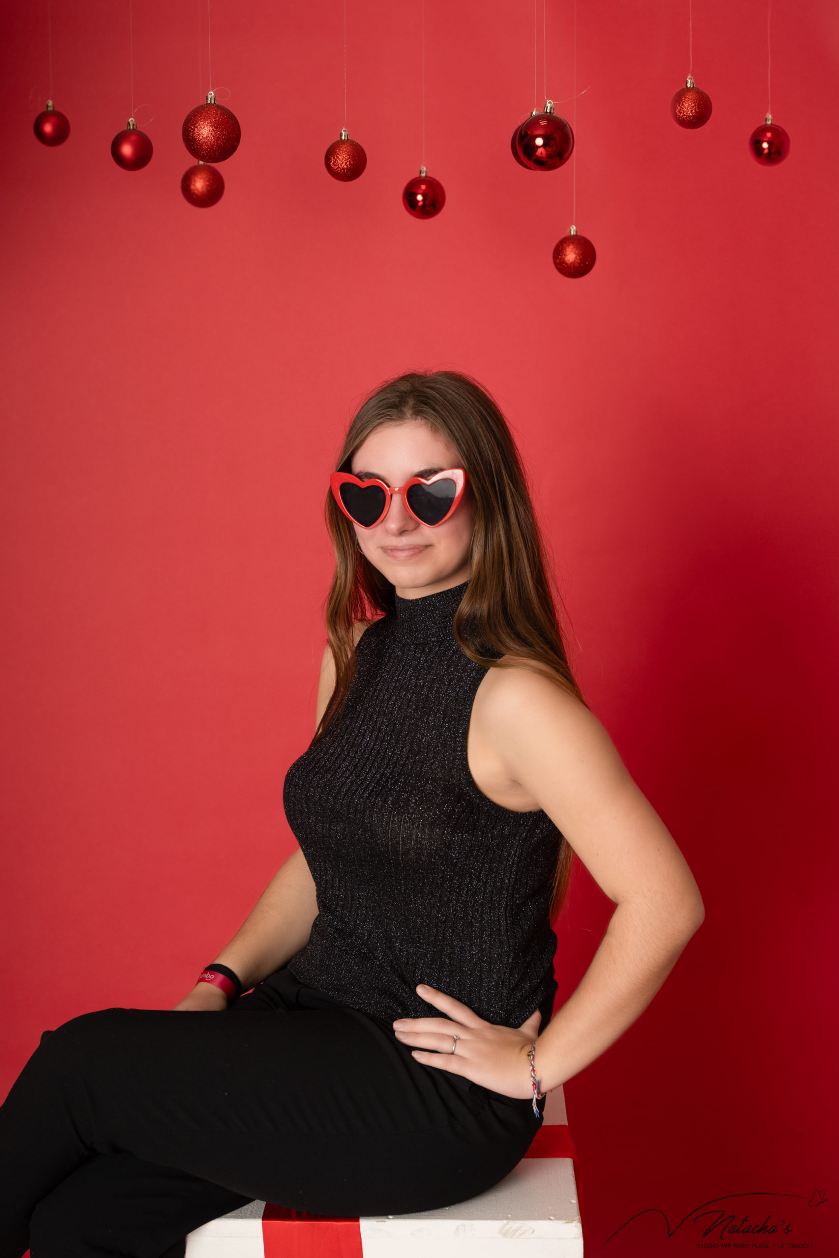 Séance photos Noël pour ado au Touquet