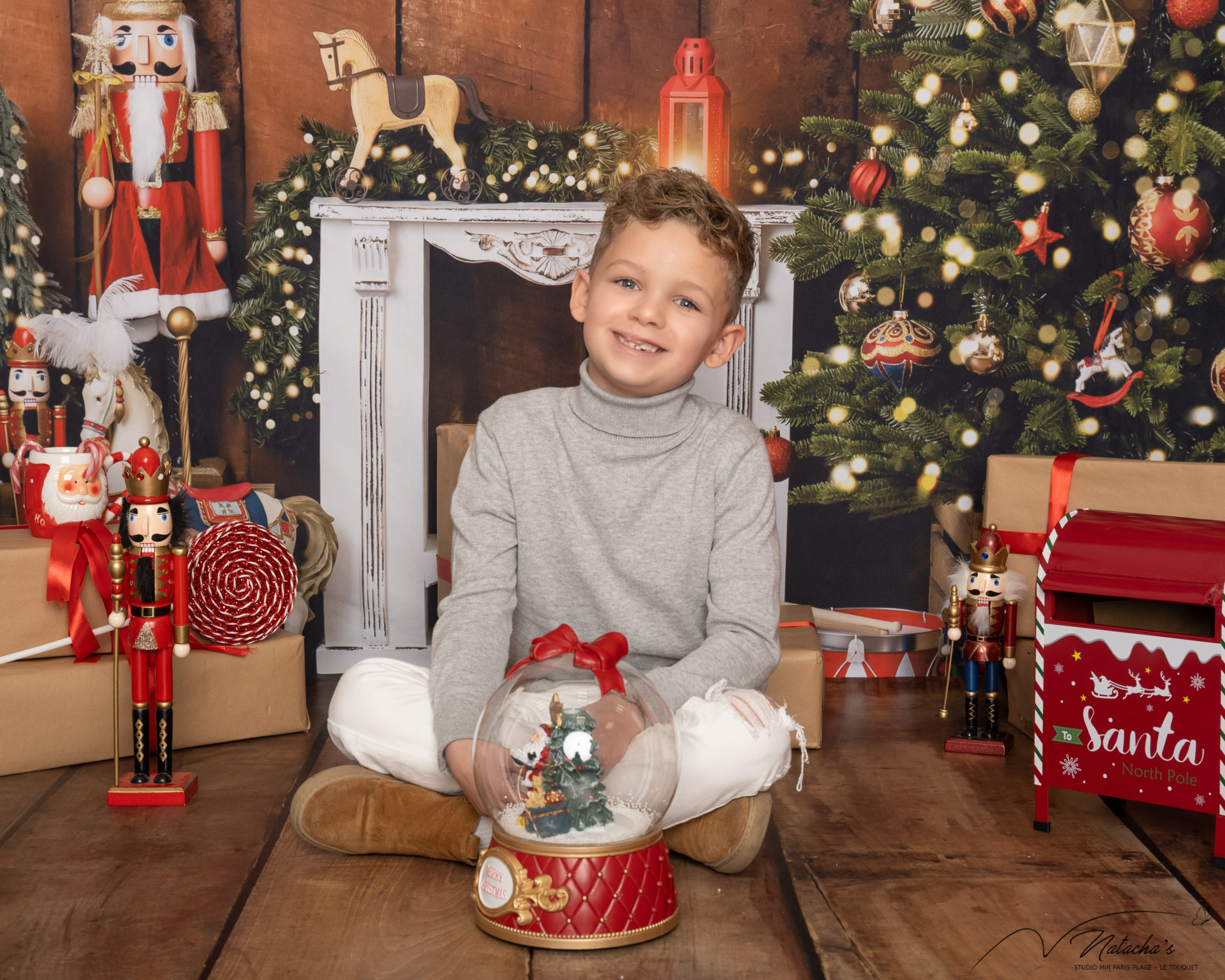 Shooting noël au Touquet Paris Plage