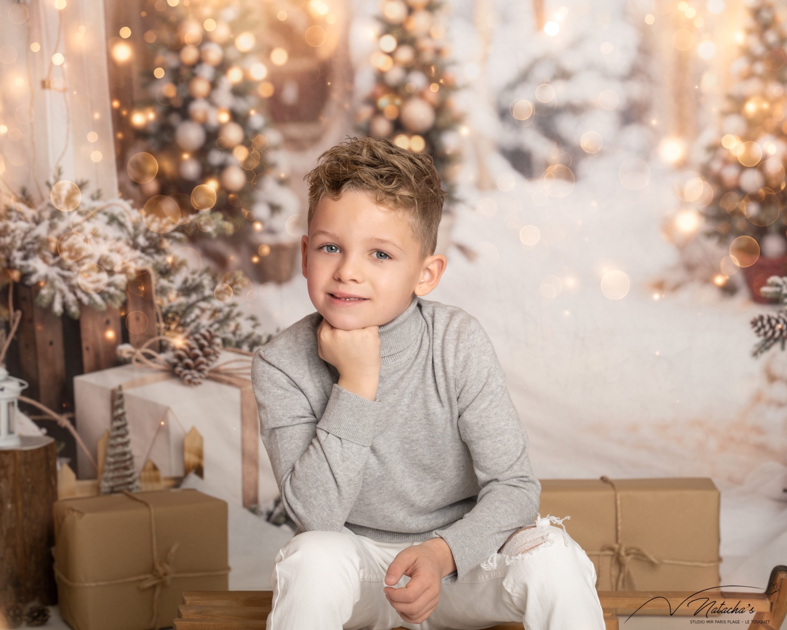 Shooting noël au Touquet pour vos enfants