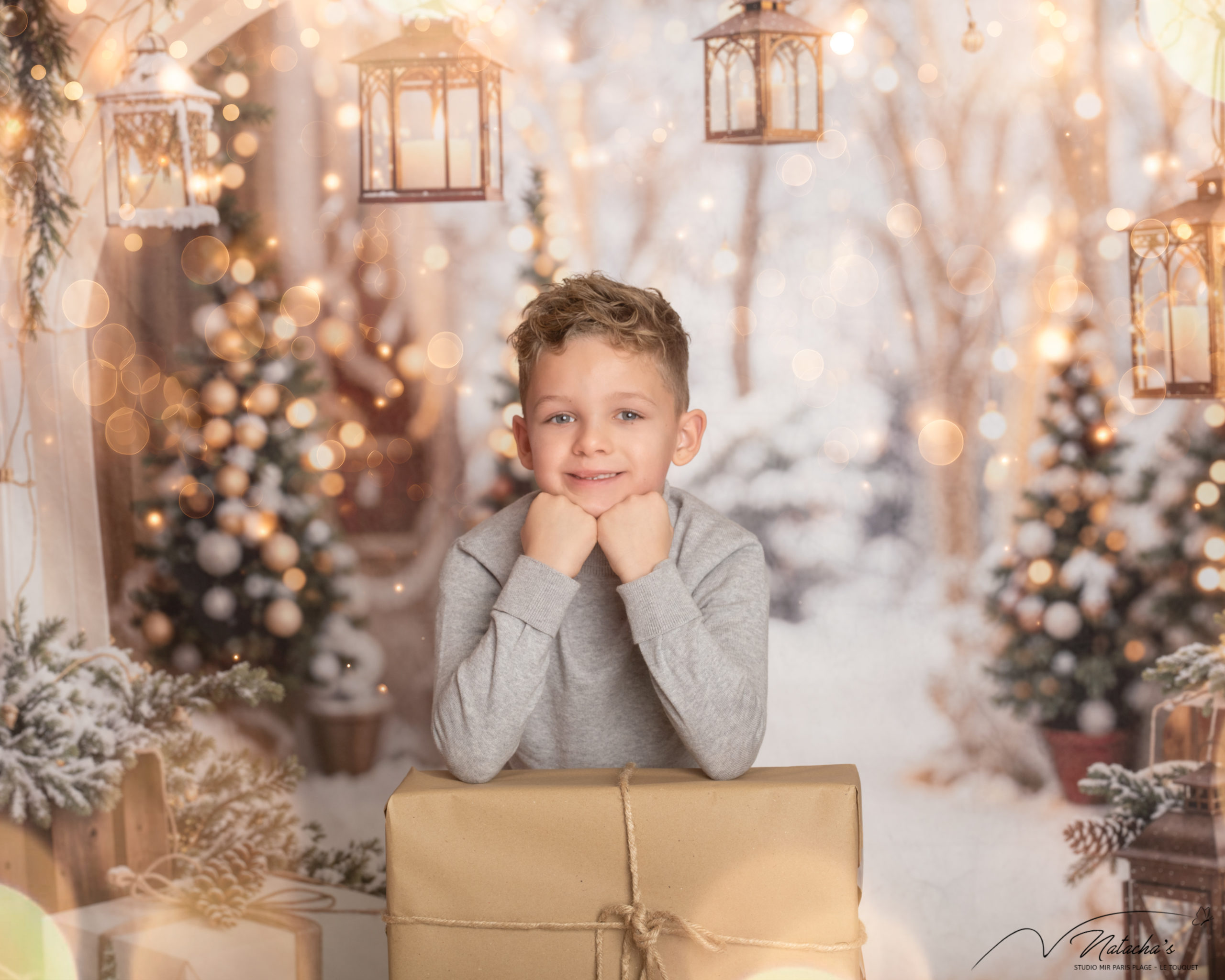 Shooting noël au Touquet pour vos enfants