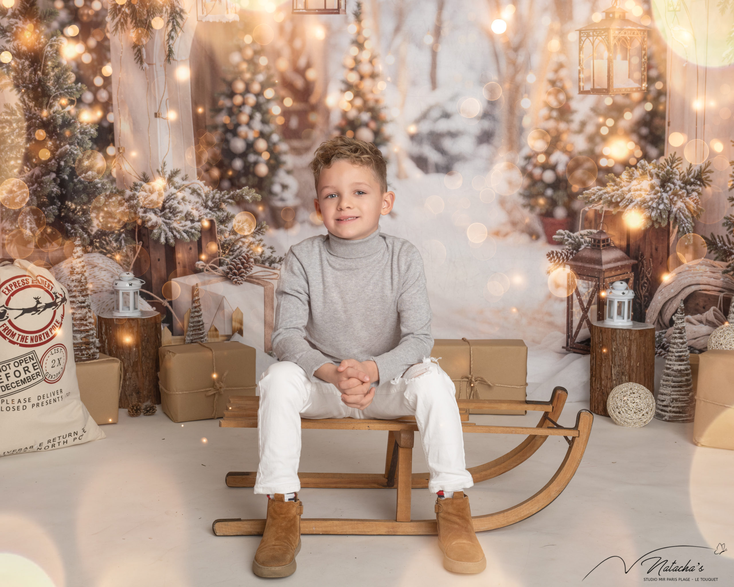 Shooting noël au Touquet pour vos enfants