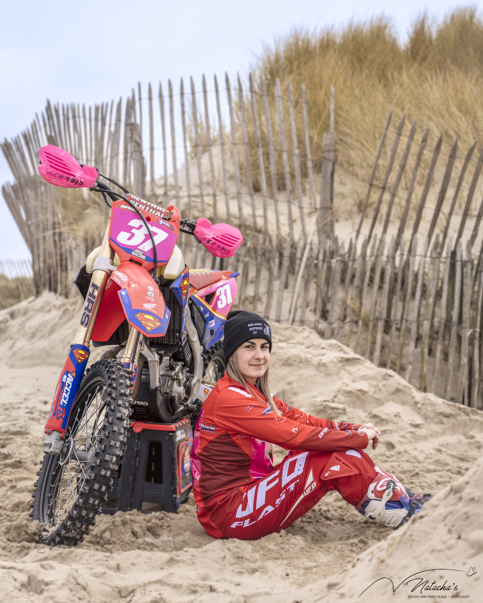 Photographe enduro pour motards au Touquet