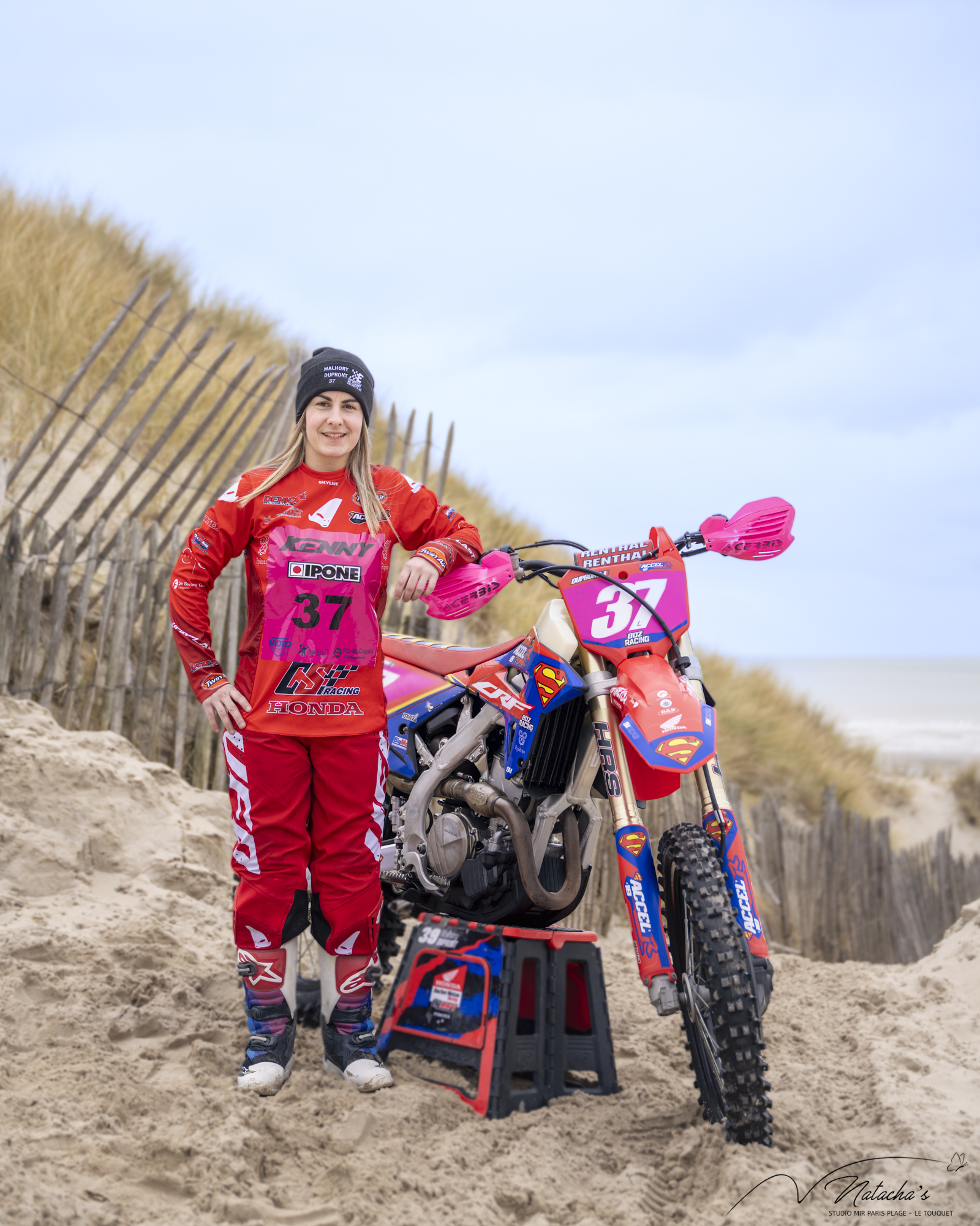 Photographe enduro pour motards au Touquet