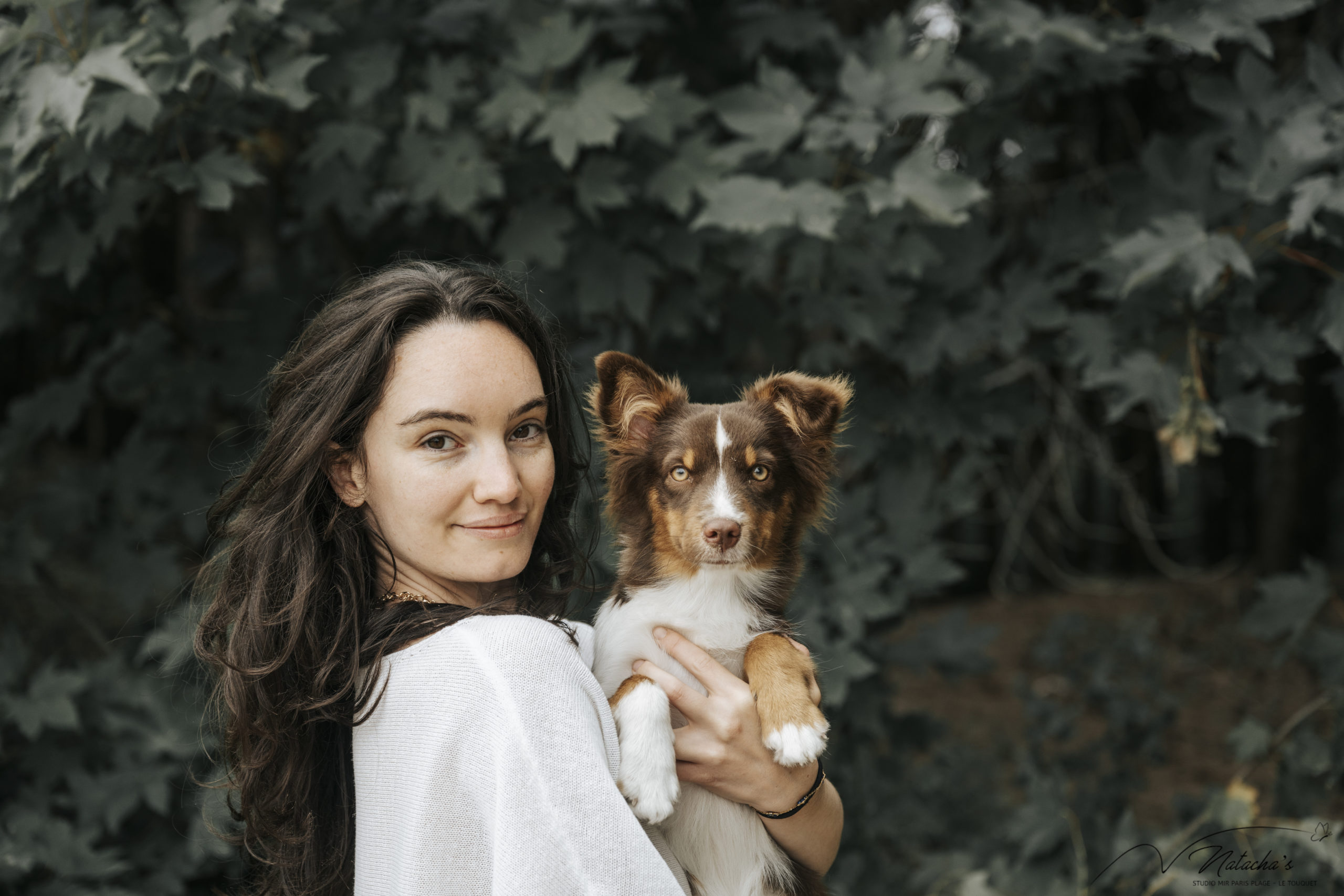 Photos sur la plage avec son chien au Touquet