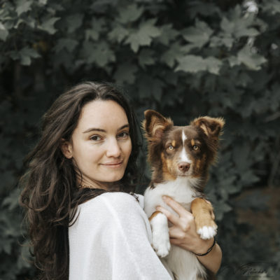 Photos sur la plage avec son chien au Touquet