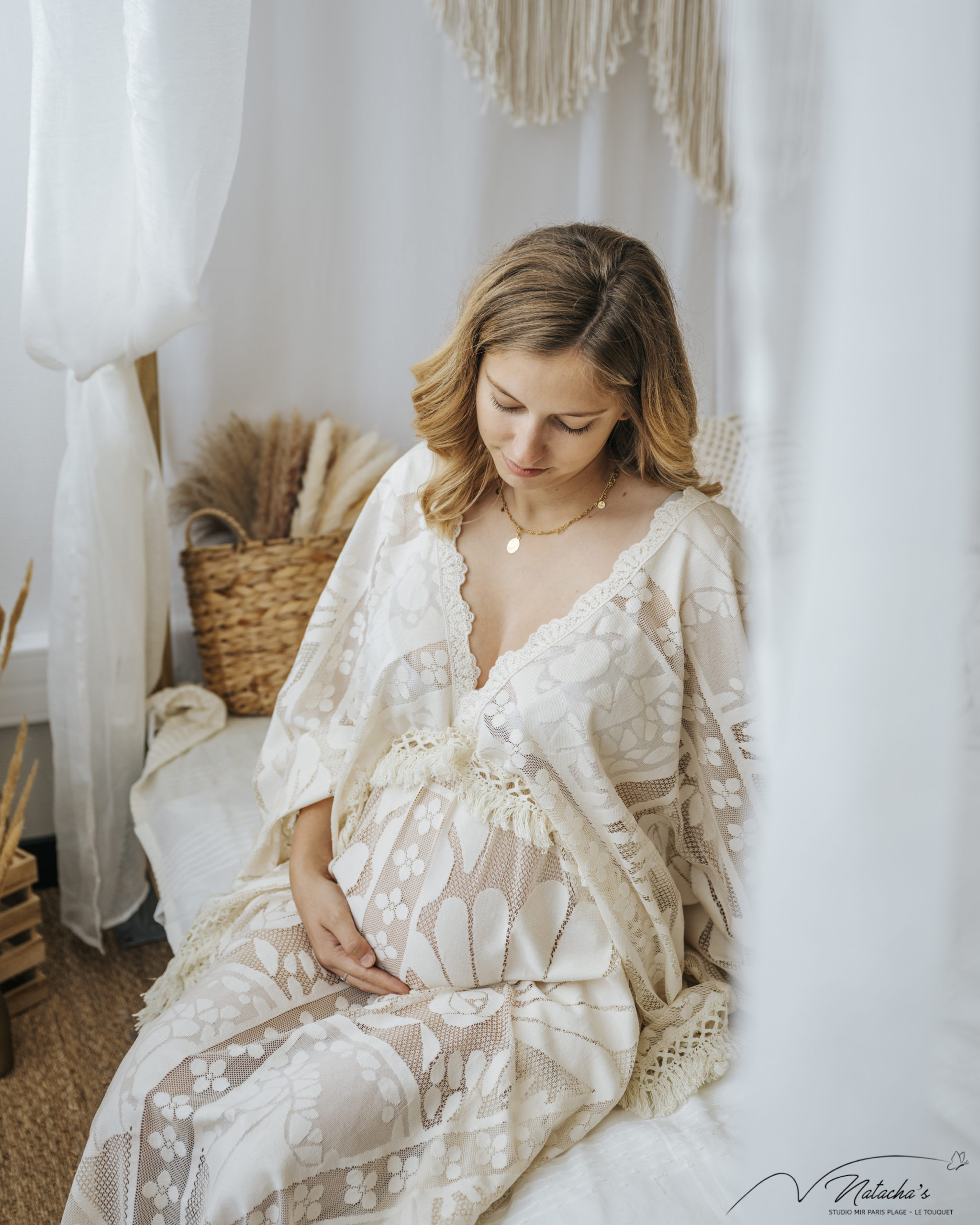 Shooting grossesse bohème au Touquet