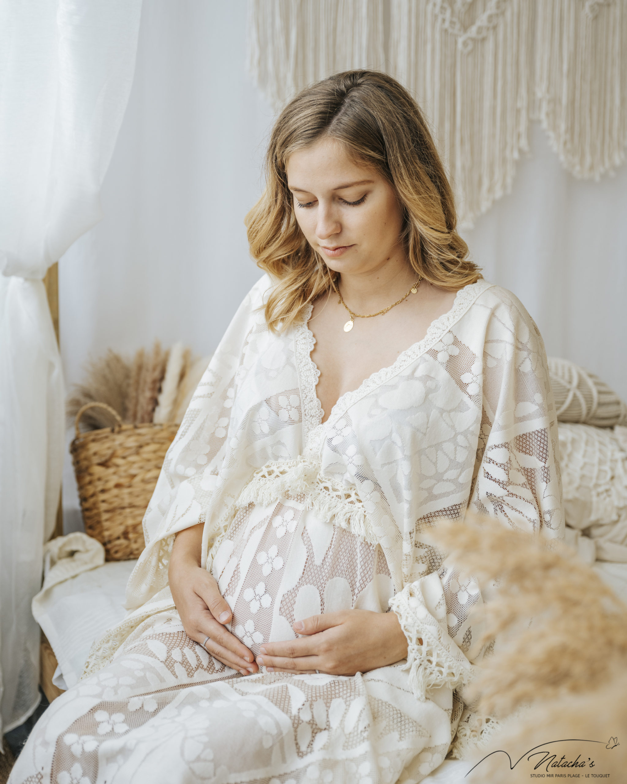 Shooting grossesse bohème au Touquet