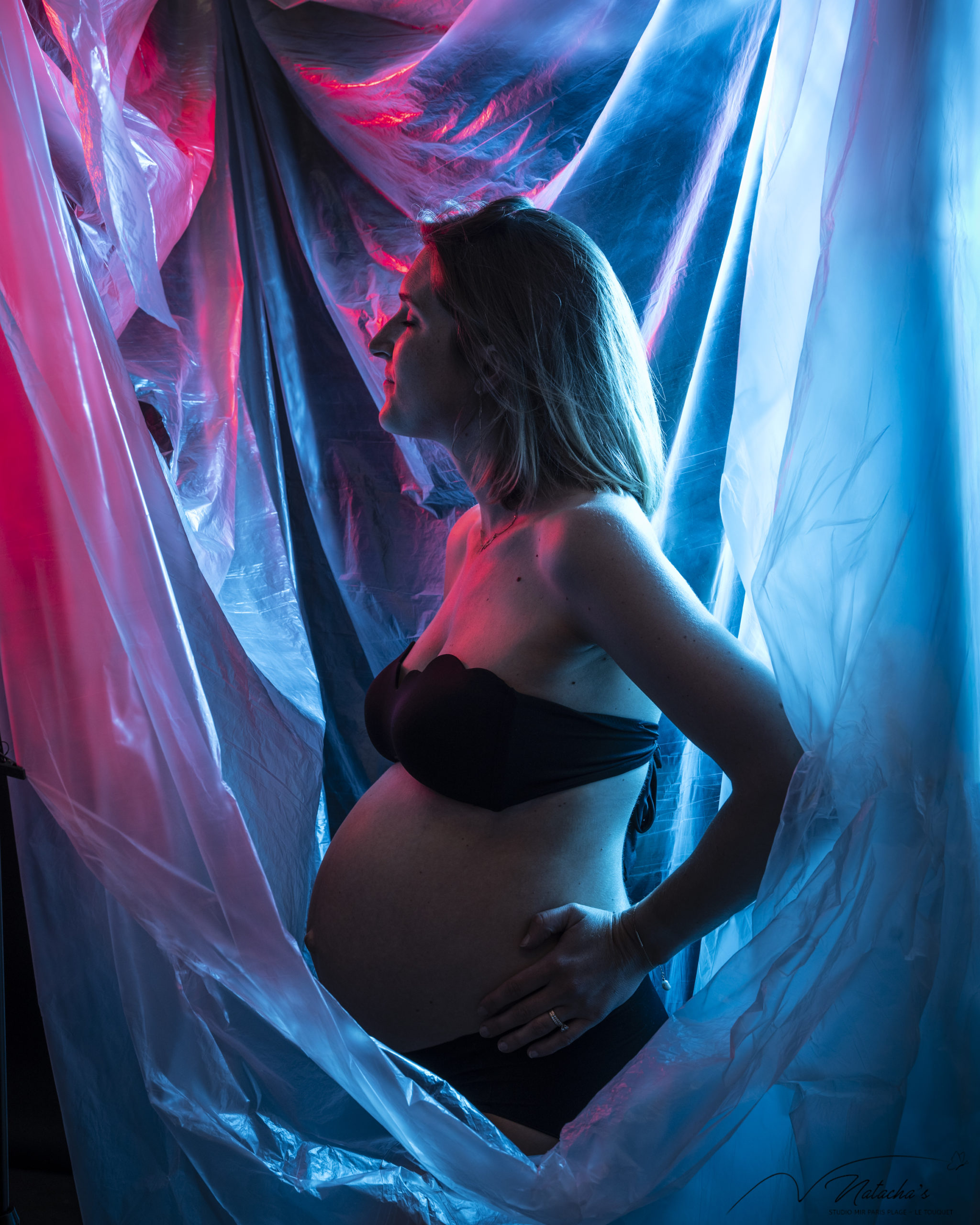 Shooting grossesse coloré au Touquet