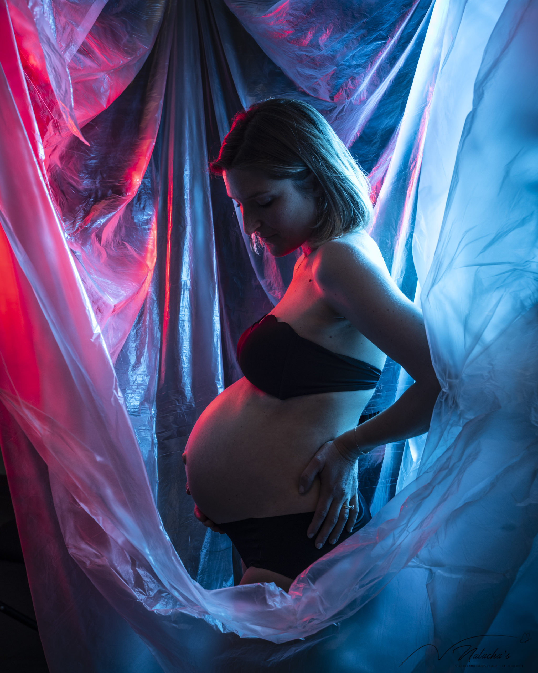 Shooting grossesse coloré au Touquet