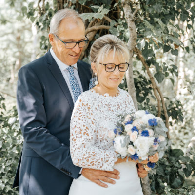 Photographe de mariage dans la forêt du Touquet