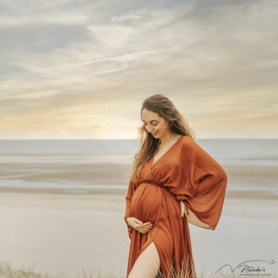 Photographe grossesse sur la plage du Touquet