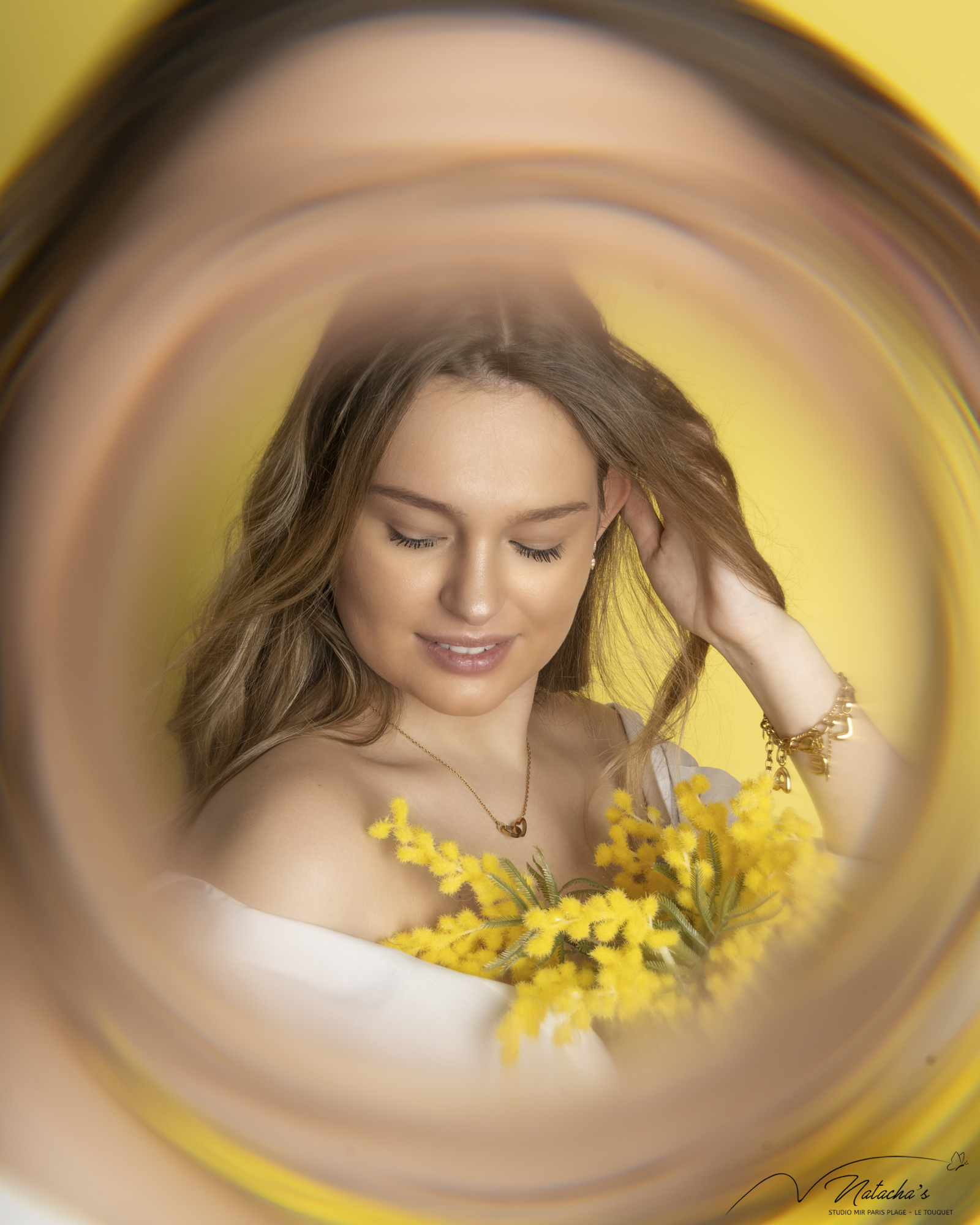 Portrait de femme: un air de printemps au Touquet