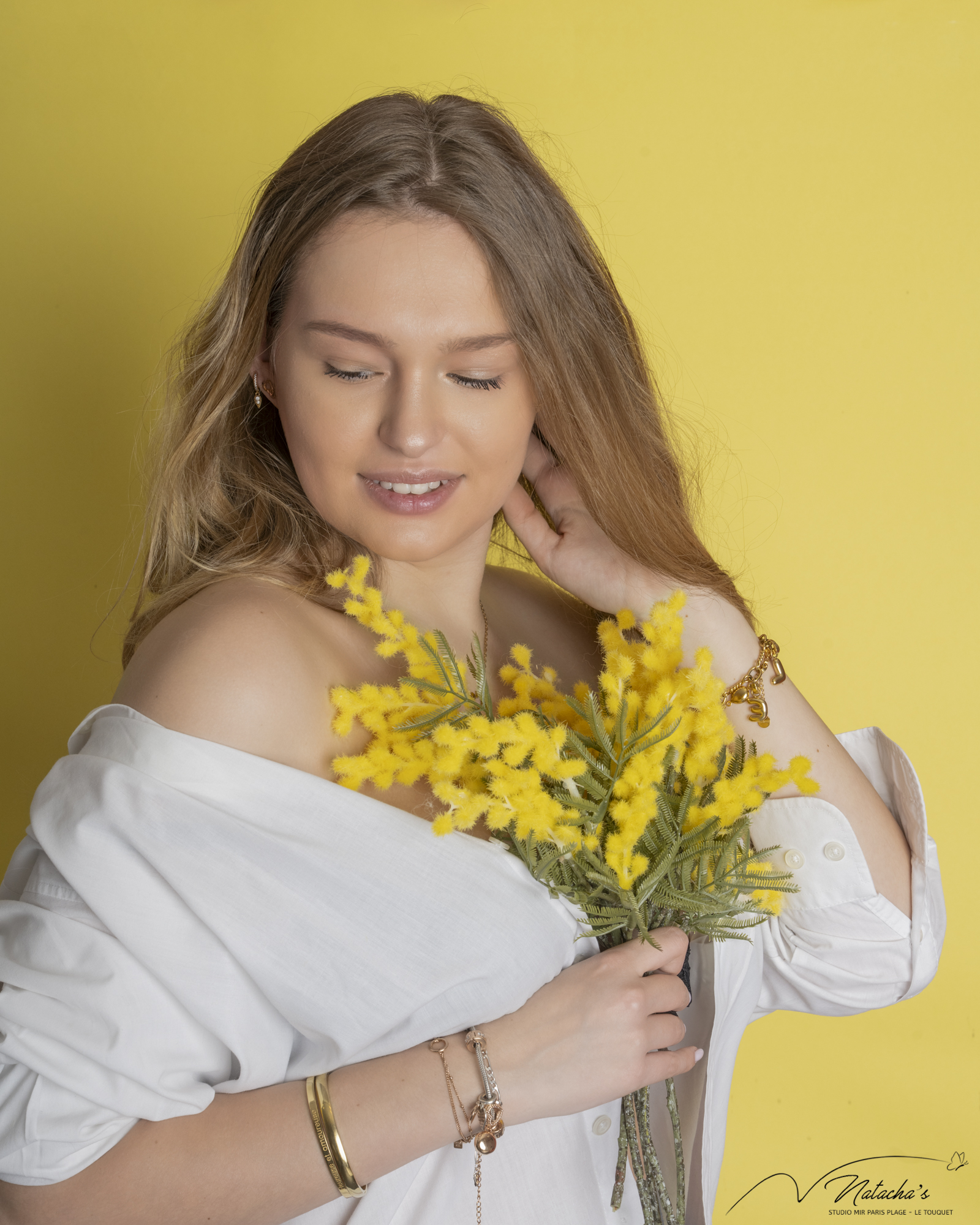 Portrait de femme: un air de printemps au Touquet