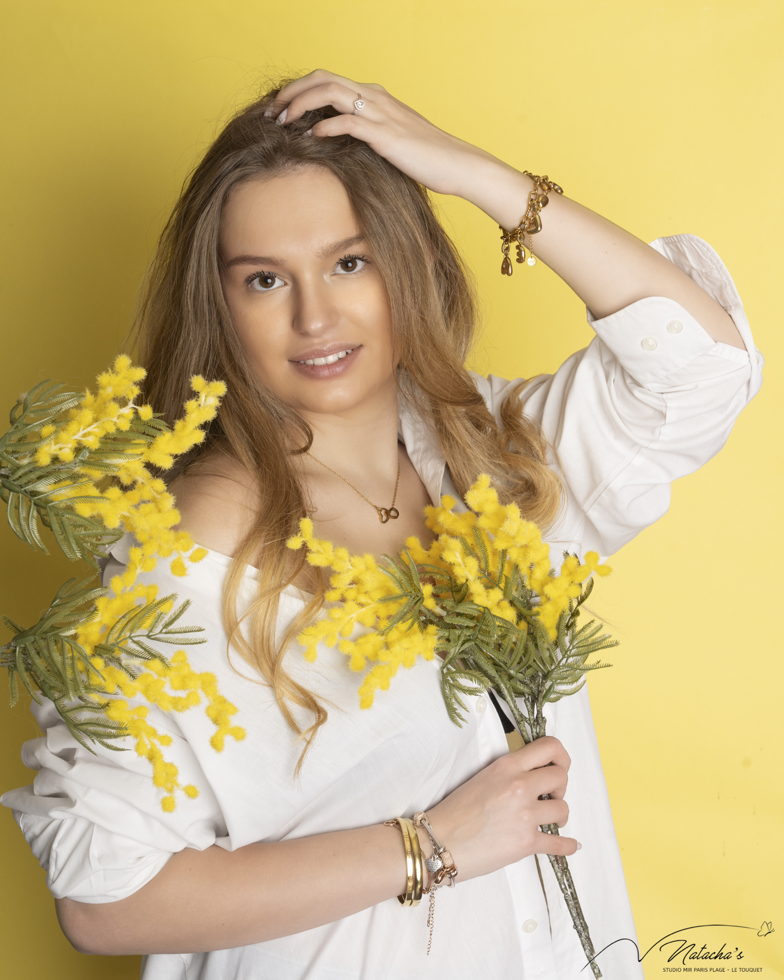 Portrait de femme: un air de printemps au Touquet