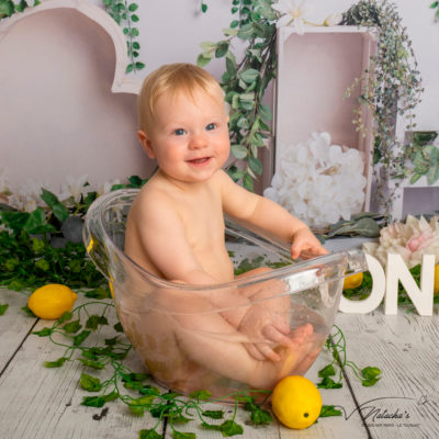 Shooting bébé au bain au Touquet