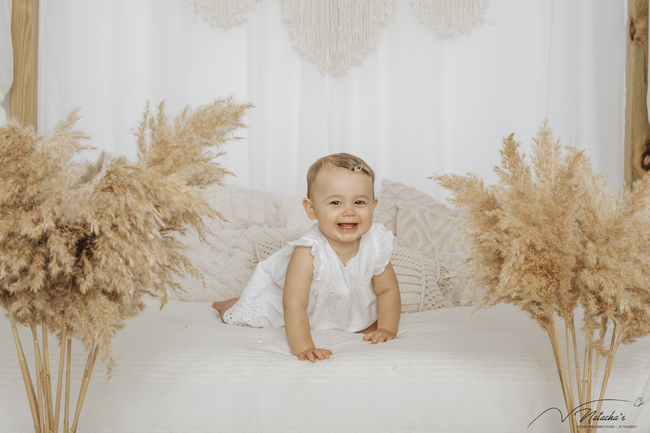 Shooting bébé style bohème au Touquet