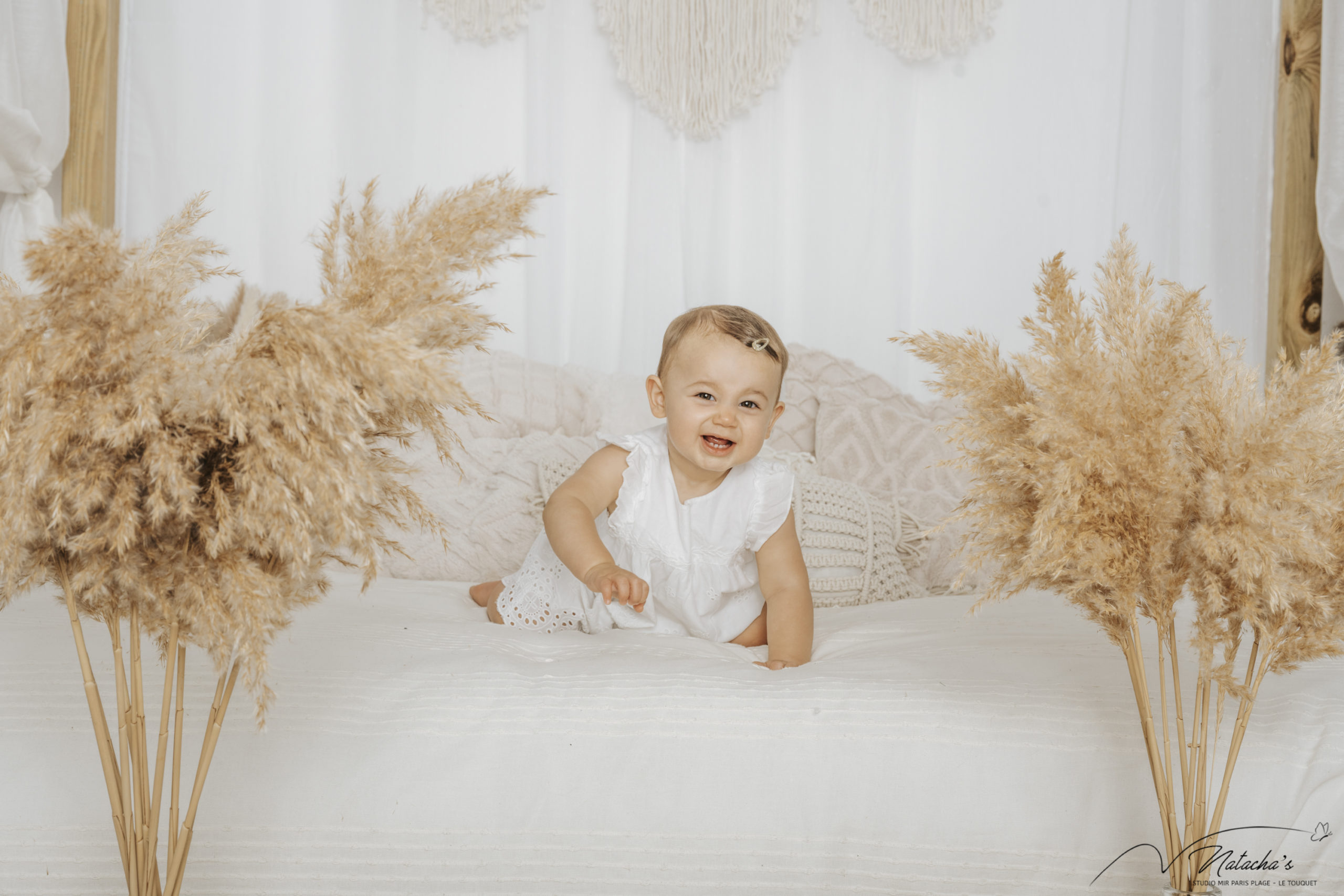 Shooting bébé style bohème au Touquet