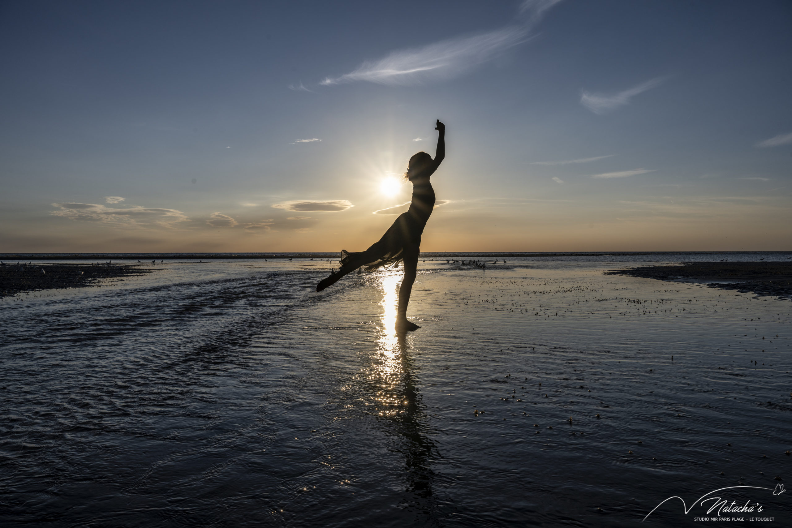 Shooting danse sur la plage du Touquet