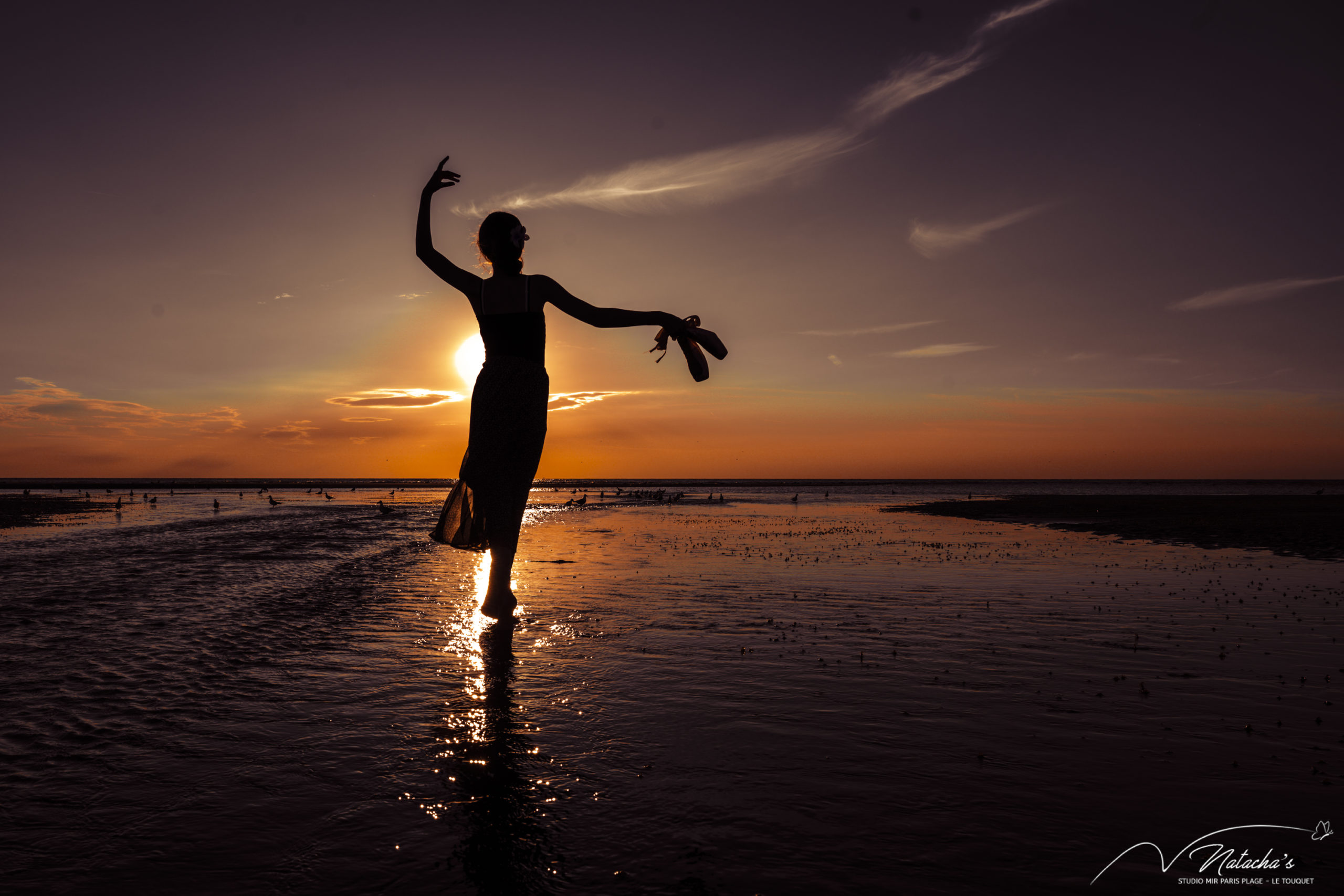 Shooting danse sur la plage du Touquet